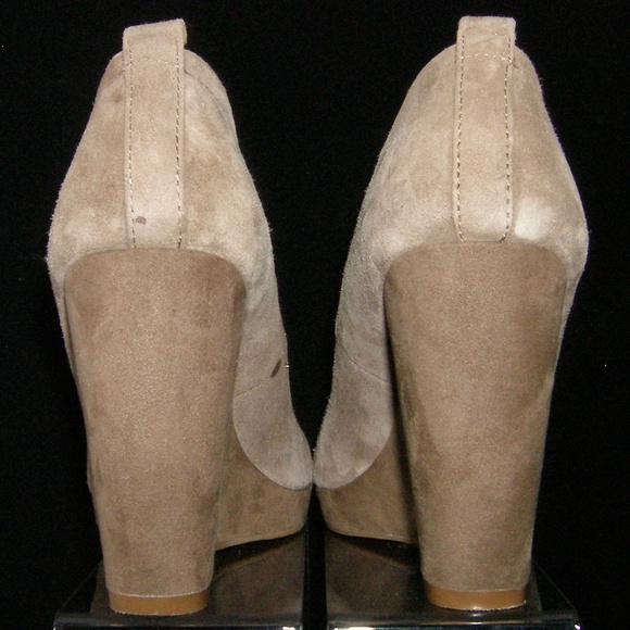 ALDO Odelinia brown suede platform wedges 8 EU38.5 - Picture 4 of 8